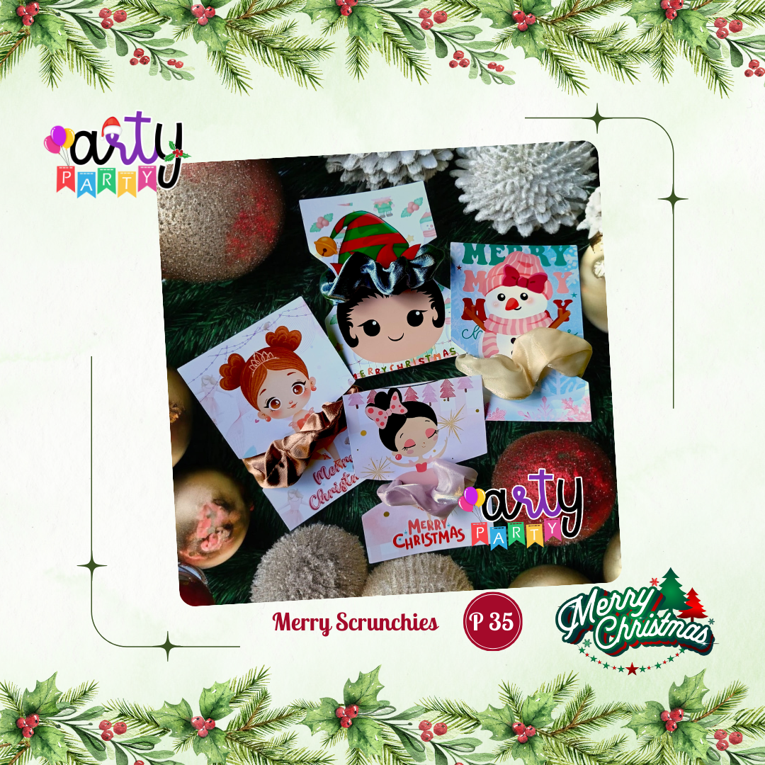 MERRY SCRUNCHIES | CHRISTMAS GIFT