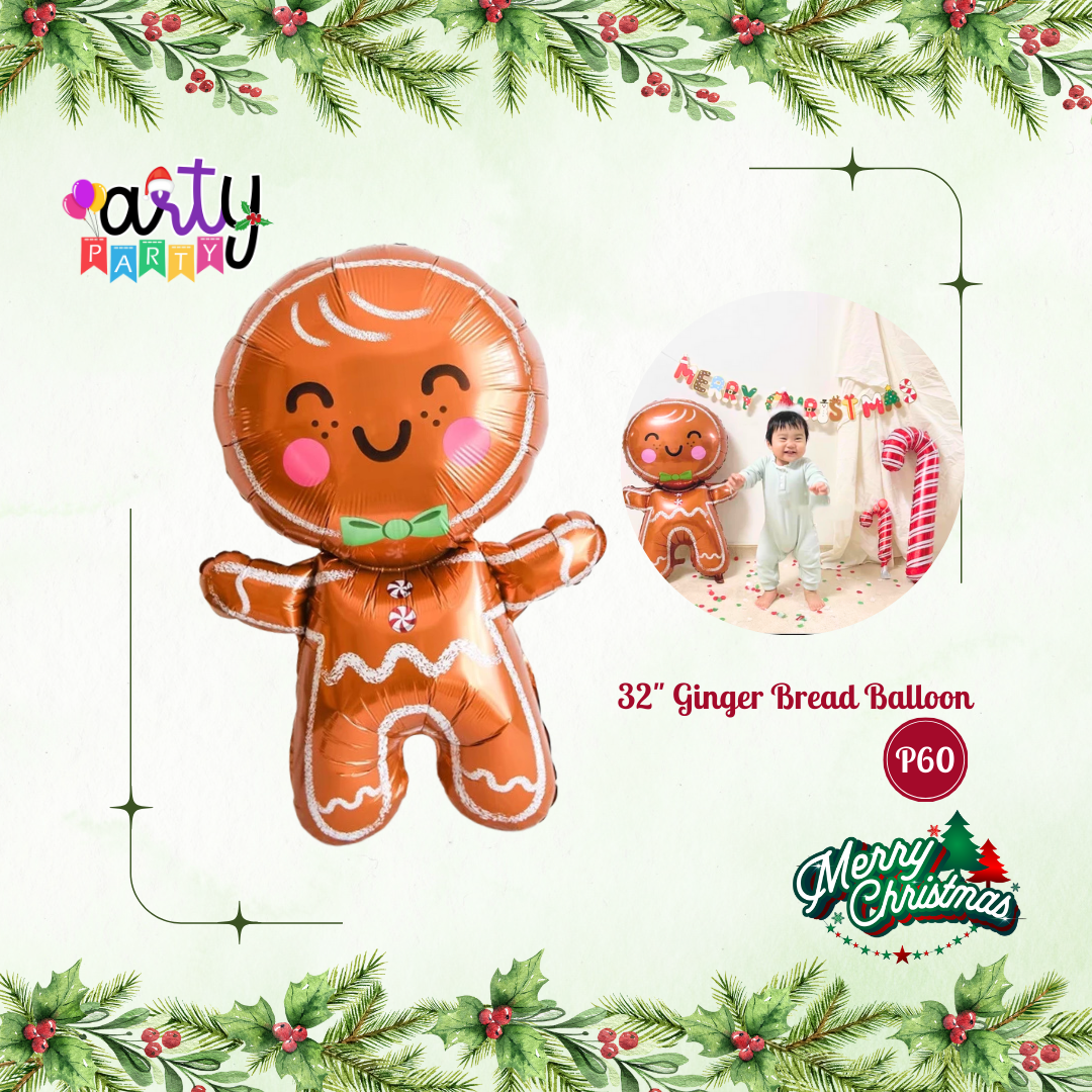 GINGER BREAD FOIL BALLOON