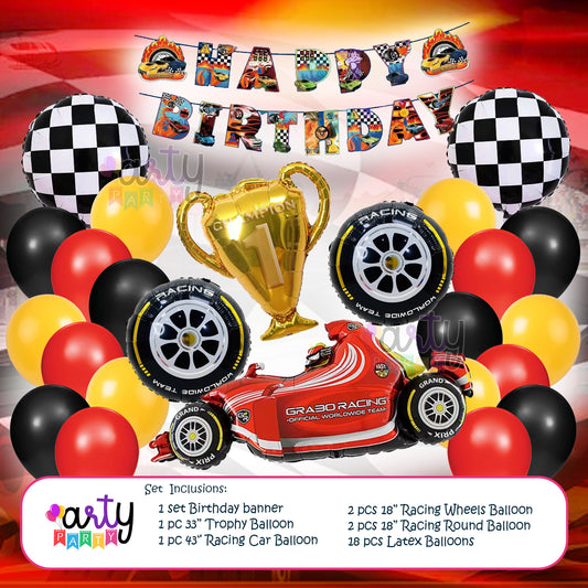 CAR RACING THEME SET