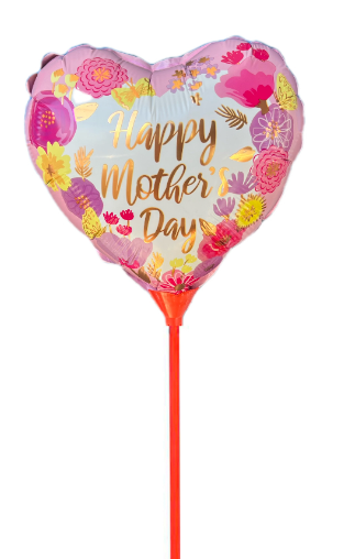 MOM'S Day Heart Foil Balloon