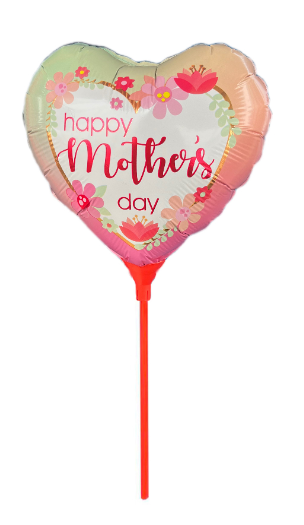 MOM'S Day Heart Foil Balloon