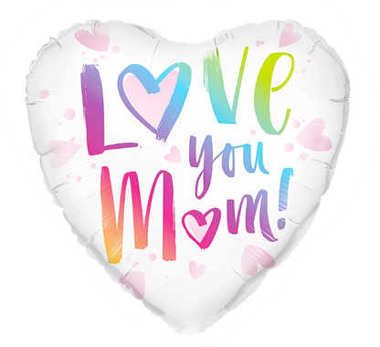 MOTHERS DAY HEART FOIL BALLOON