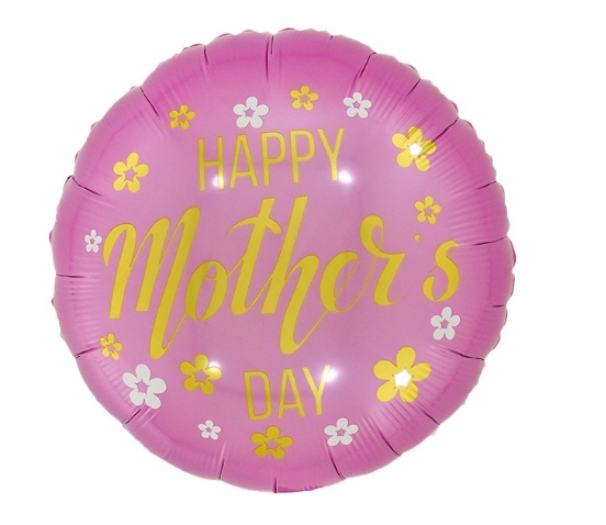 Mother's Day Round Foil Balloon