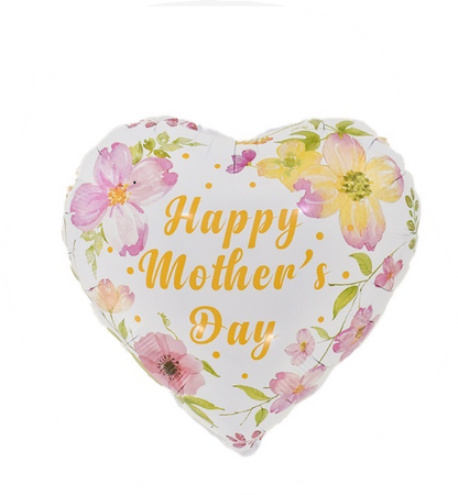 MOTHERS DAY HEART FOIL BALLOON