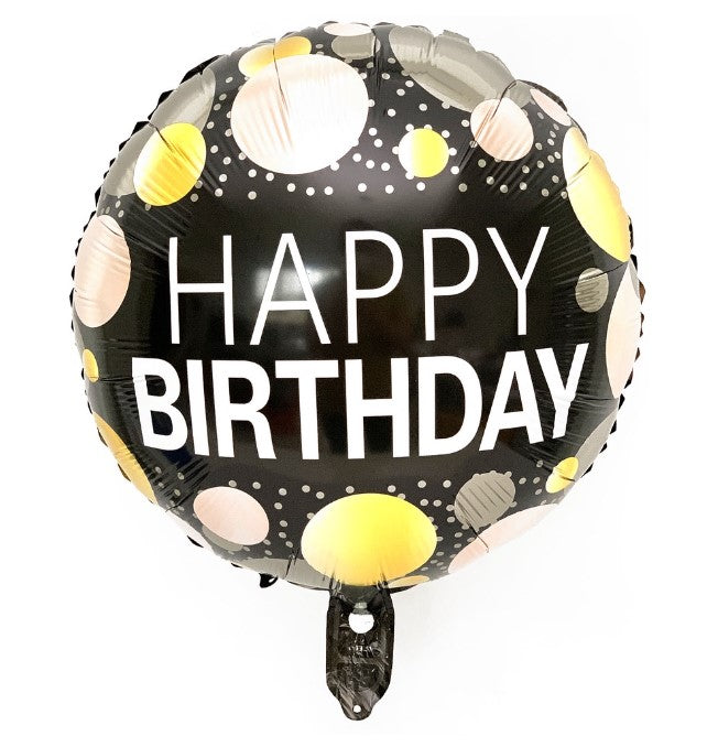 Happy Birthday Round Foil Balloon