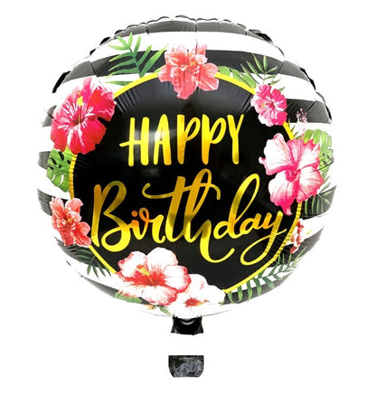 Happy Birthday Round Foil Balloon