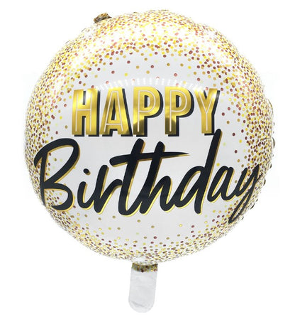 Happy Birthday Round Foil Balloon