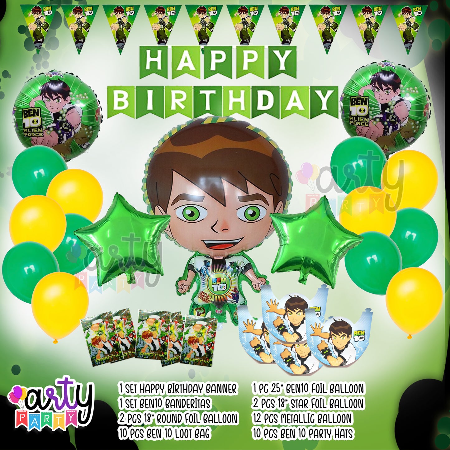 Ben 10 Party Items