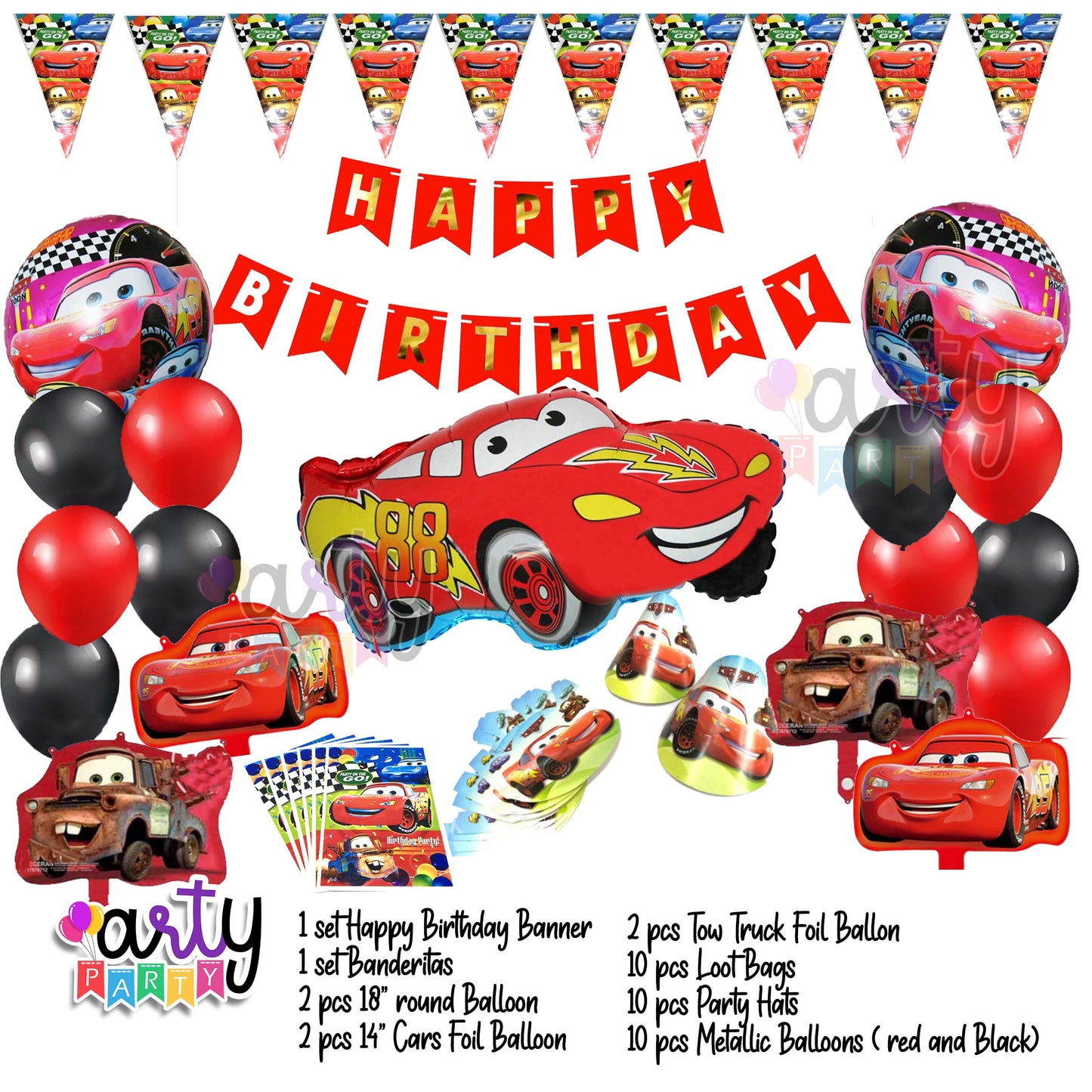 Cars Party Items