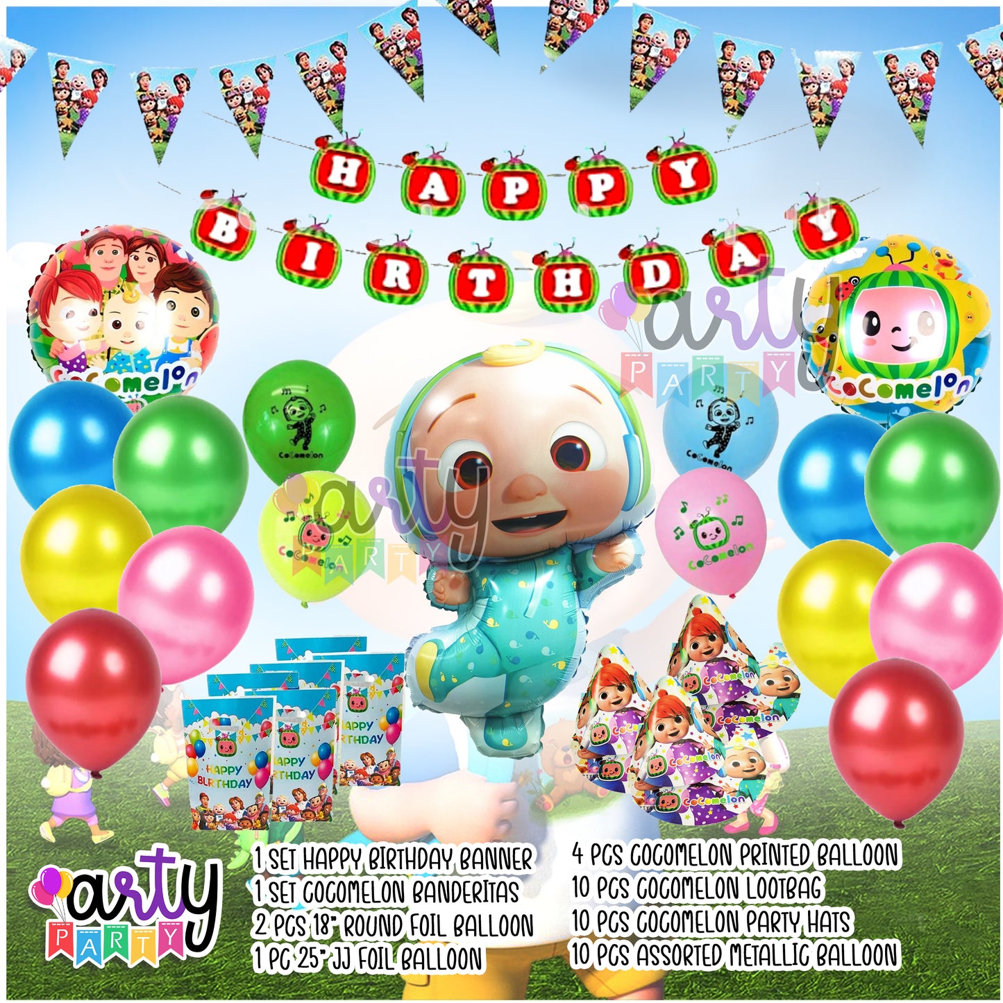 Cocomelon Party Items