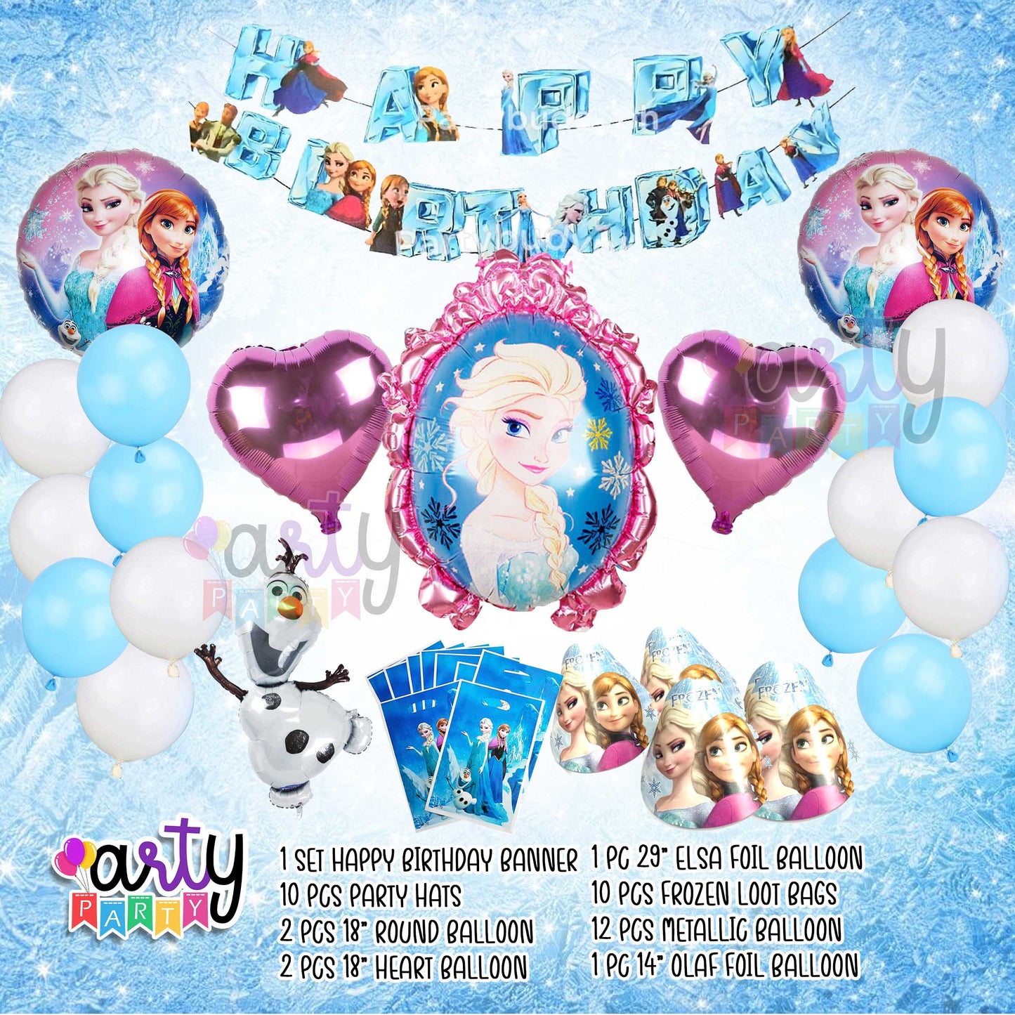 Frozen Party Items