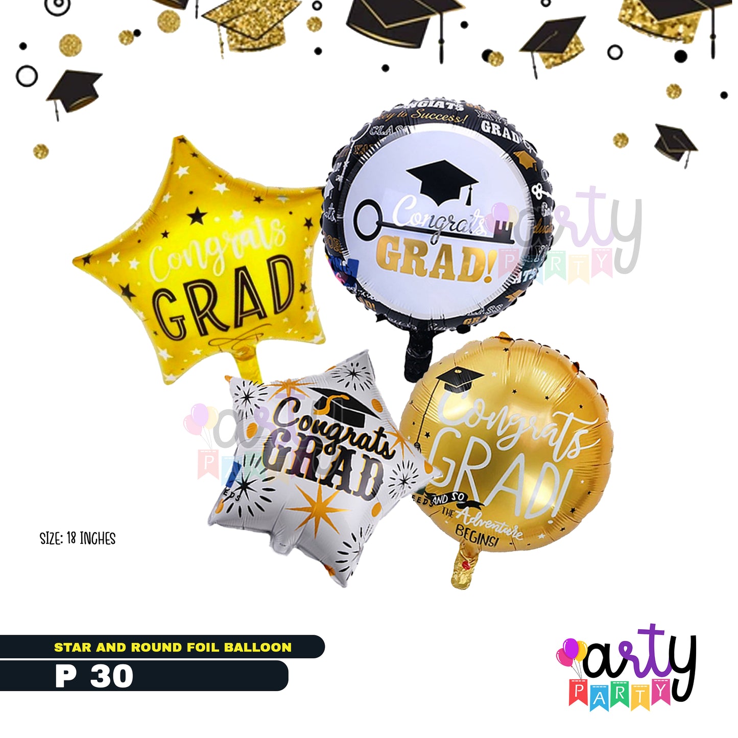 Congrats Graduates Foil Balloon