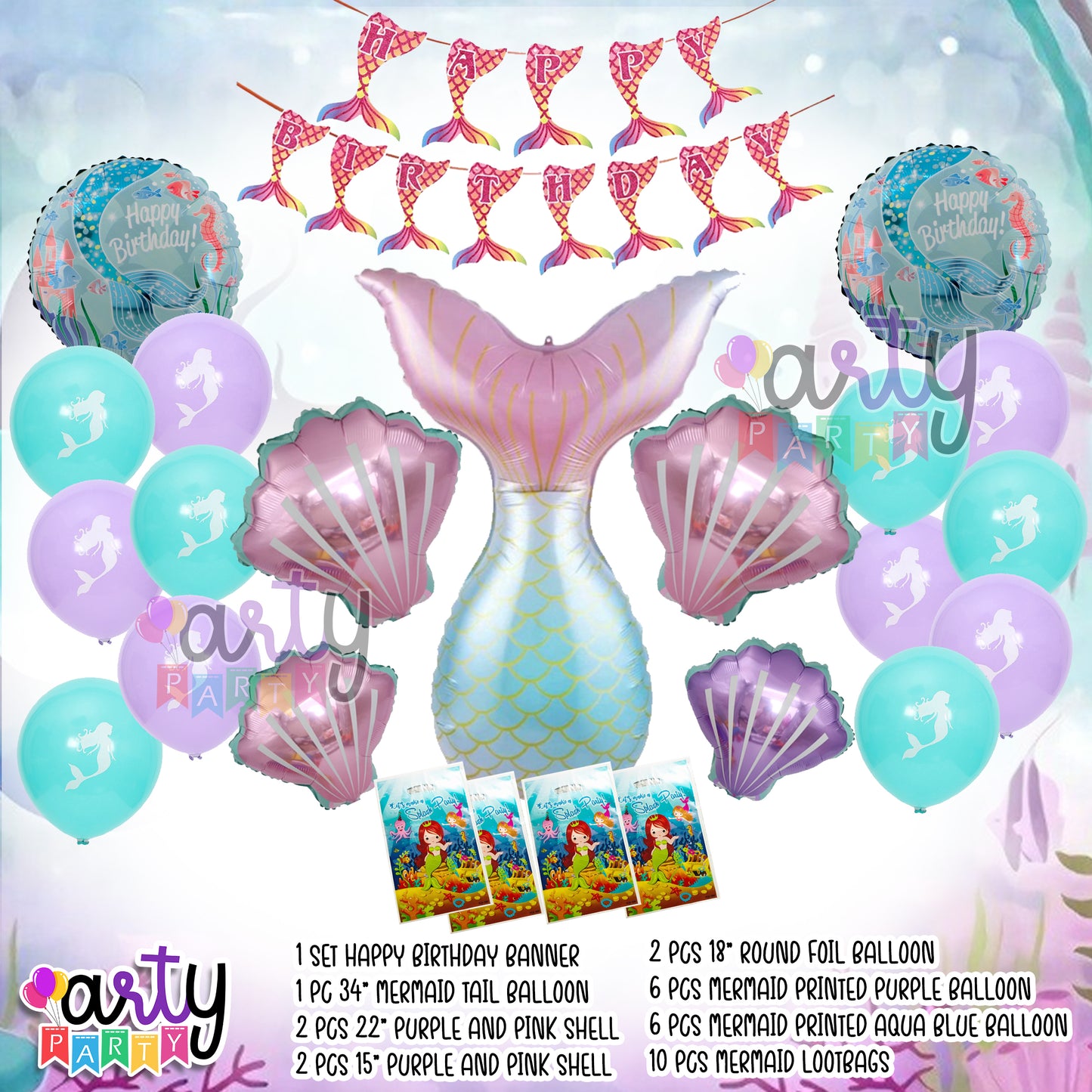 Mermaid Party Items