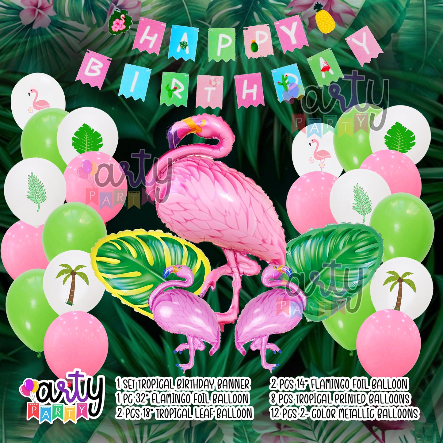 Tropical Theme Party Decor Items