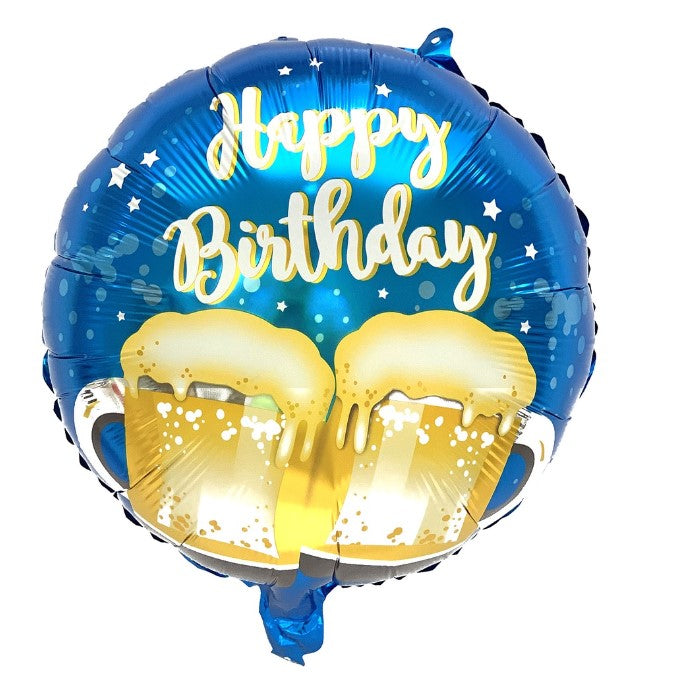 Happy Birthday Round Foil Balloon