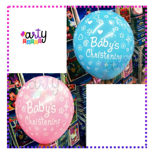 Christening Balloons | Pack of 10
