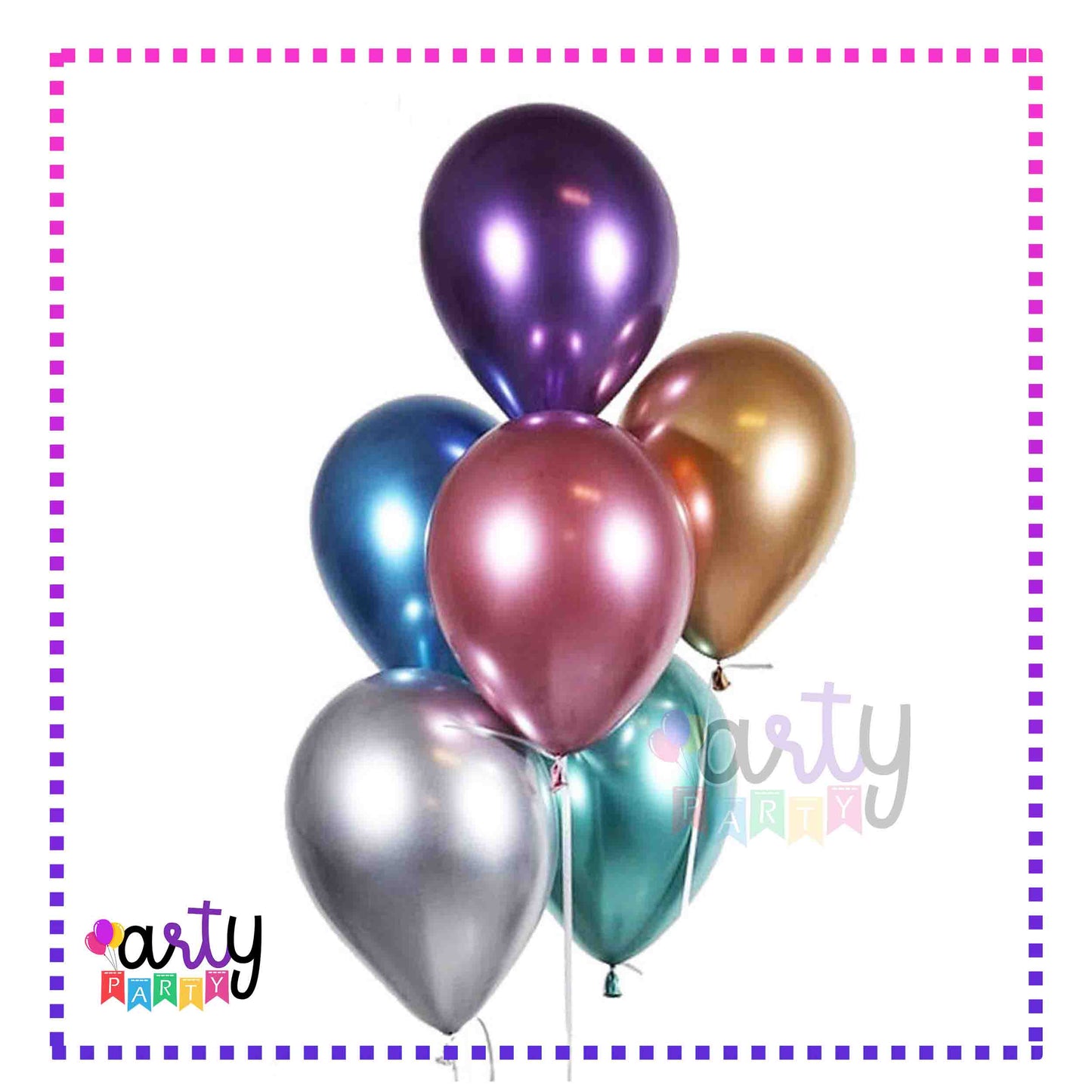 Chrome Balloons | Pack of 10