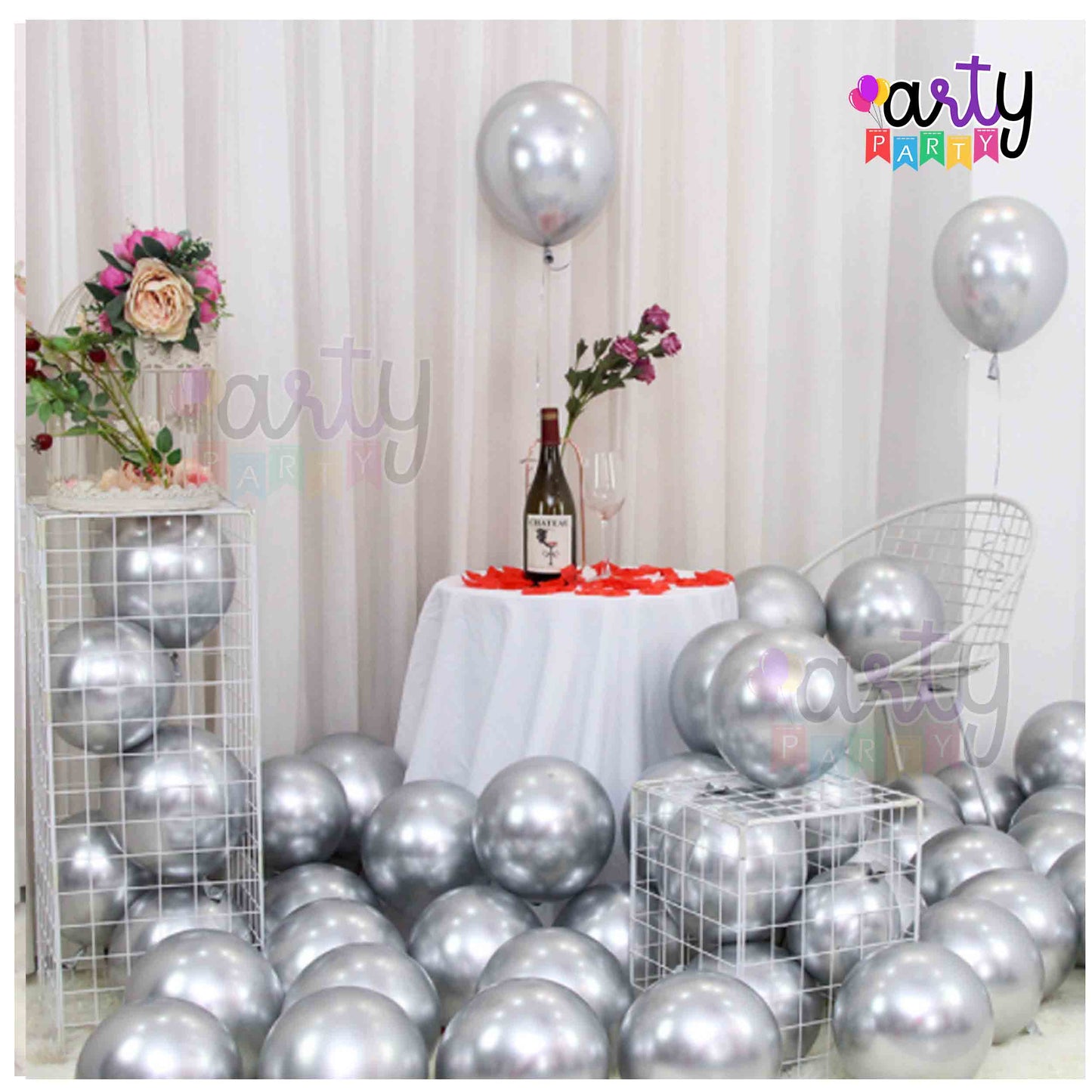 Chrome Balloons | Pack of 10