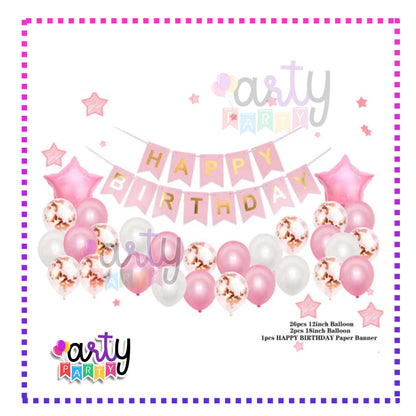 Star Confetti Balloon Set