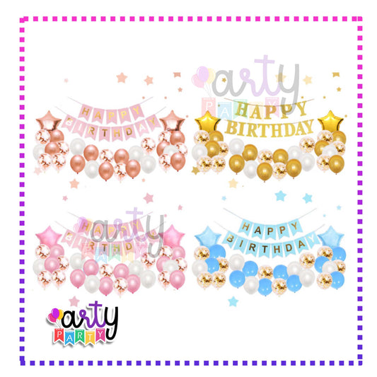 Star Confetti Balloon Set