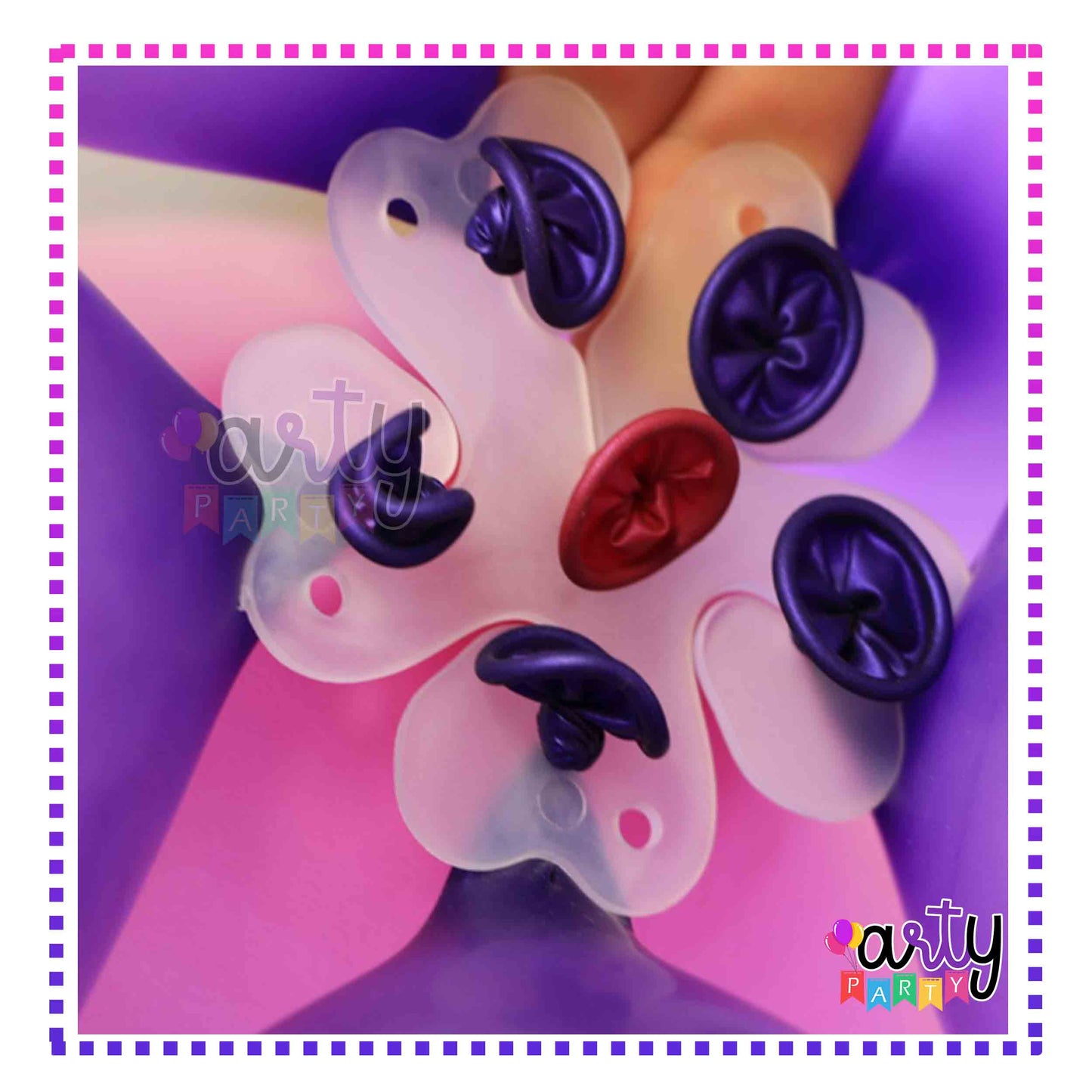 Flower Form Balloon Clip