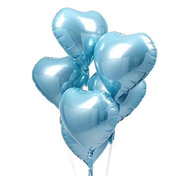 Plain Heart Balloons