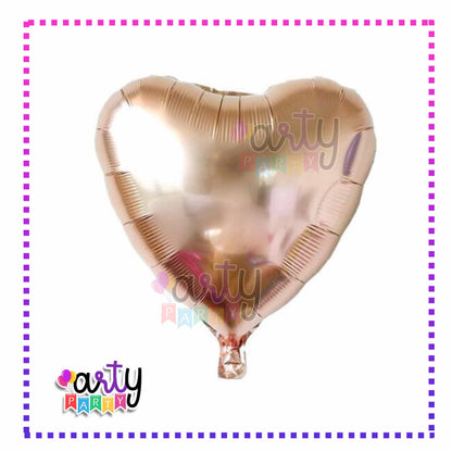 Plain Heart Balloons