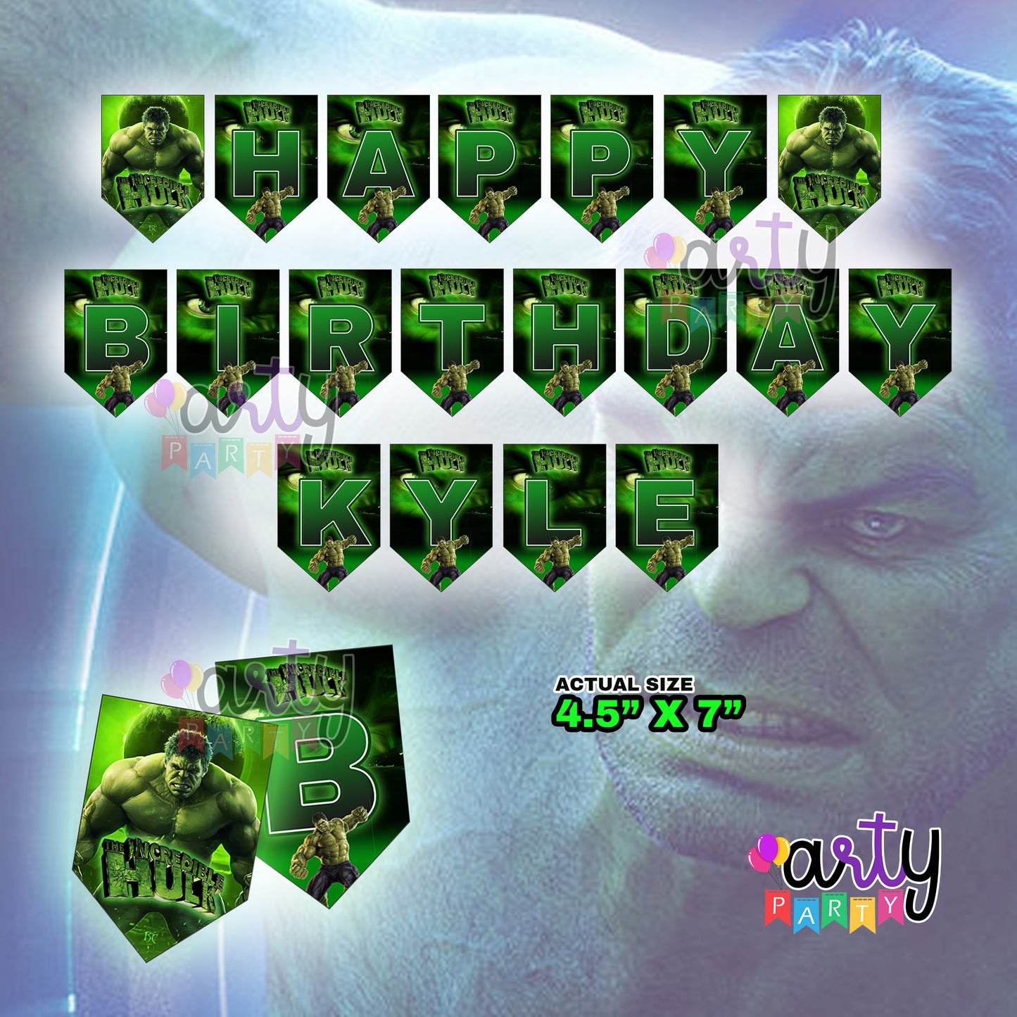 Incredible Hulk Party Items