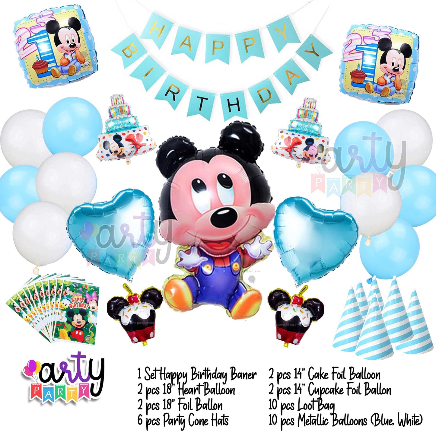 Mickey Mouse Party Items