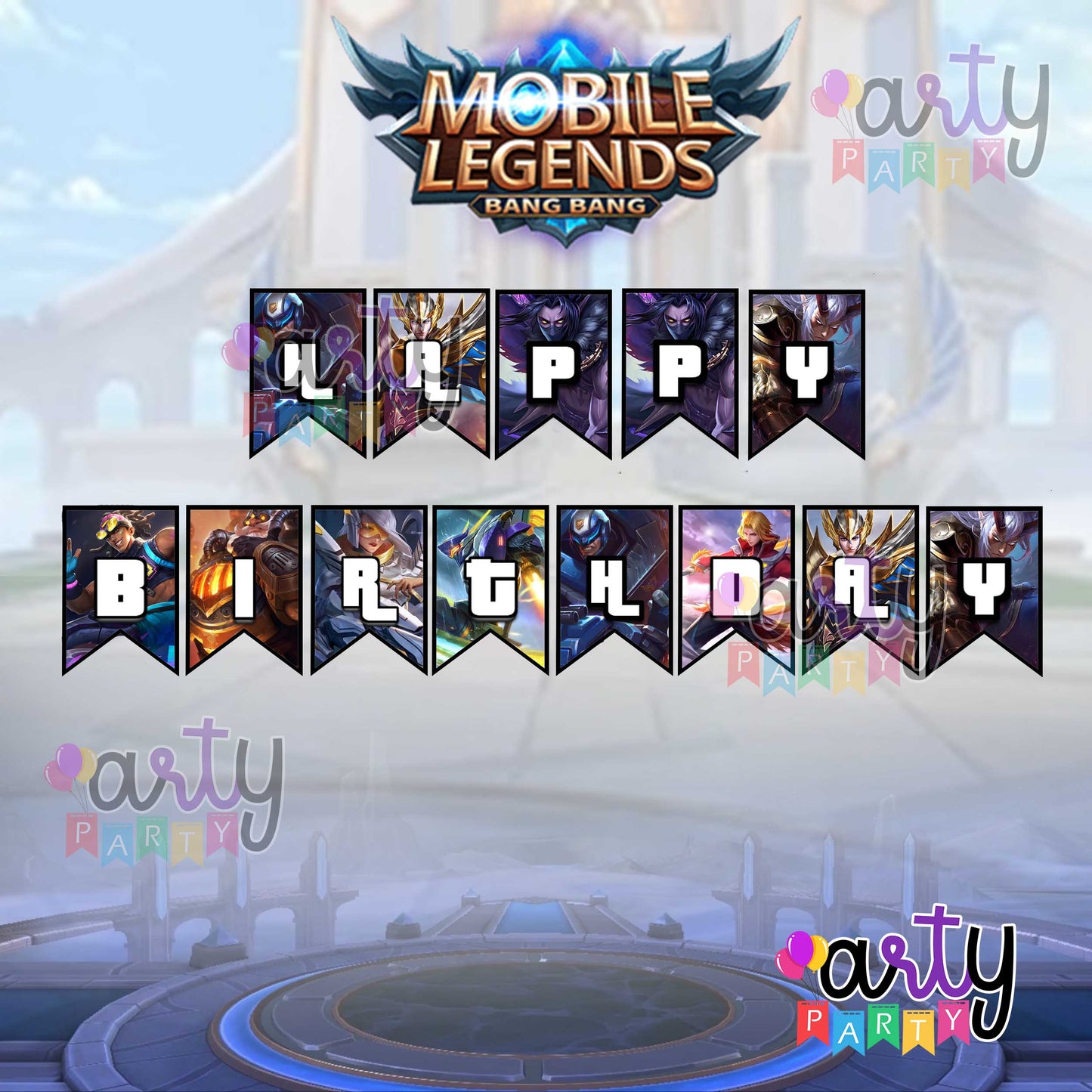 Mobile Legend Birthday Banner