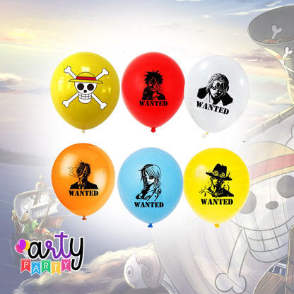 One Piece Printed Balloons | 8 pcs