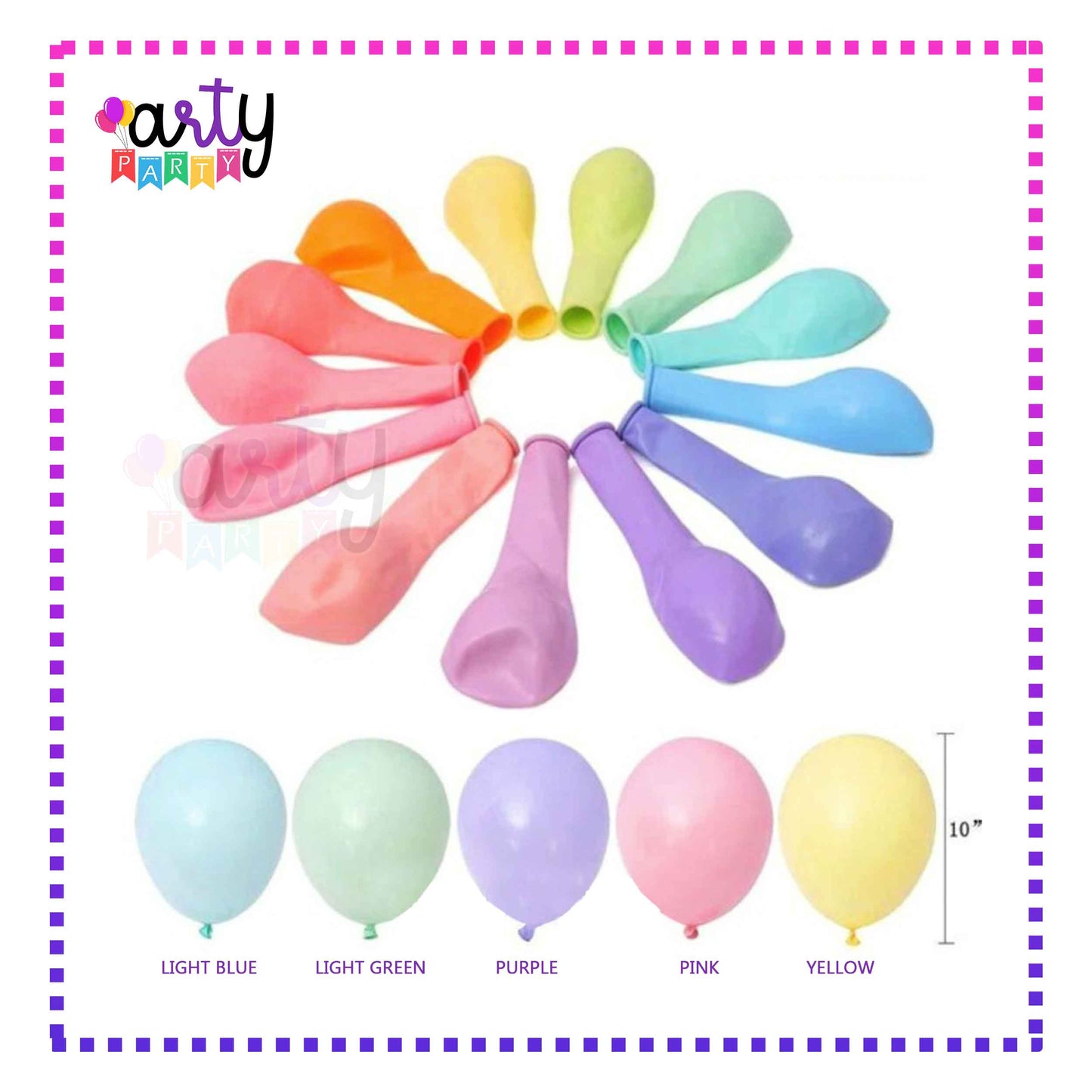 Pastel Balloons | Pack of 10