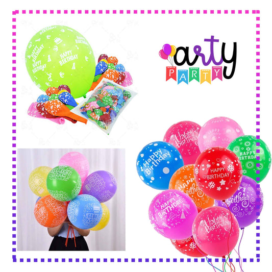 Full Print Birthday Balloon | Pack of 10