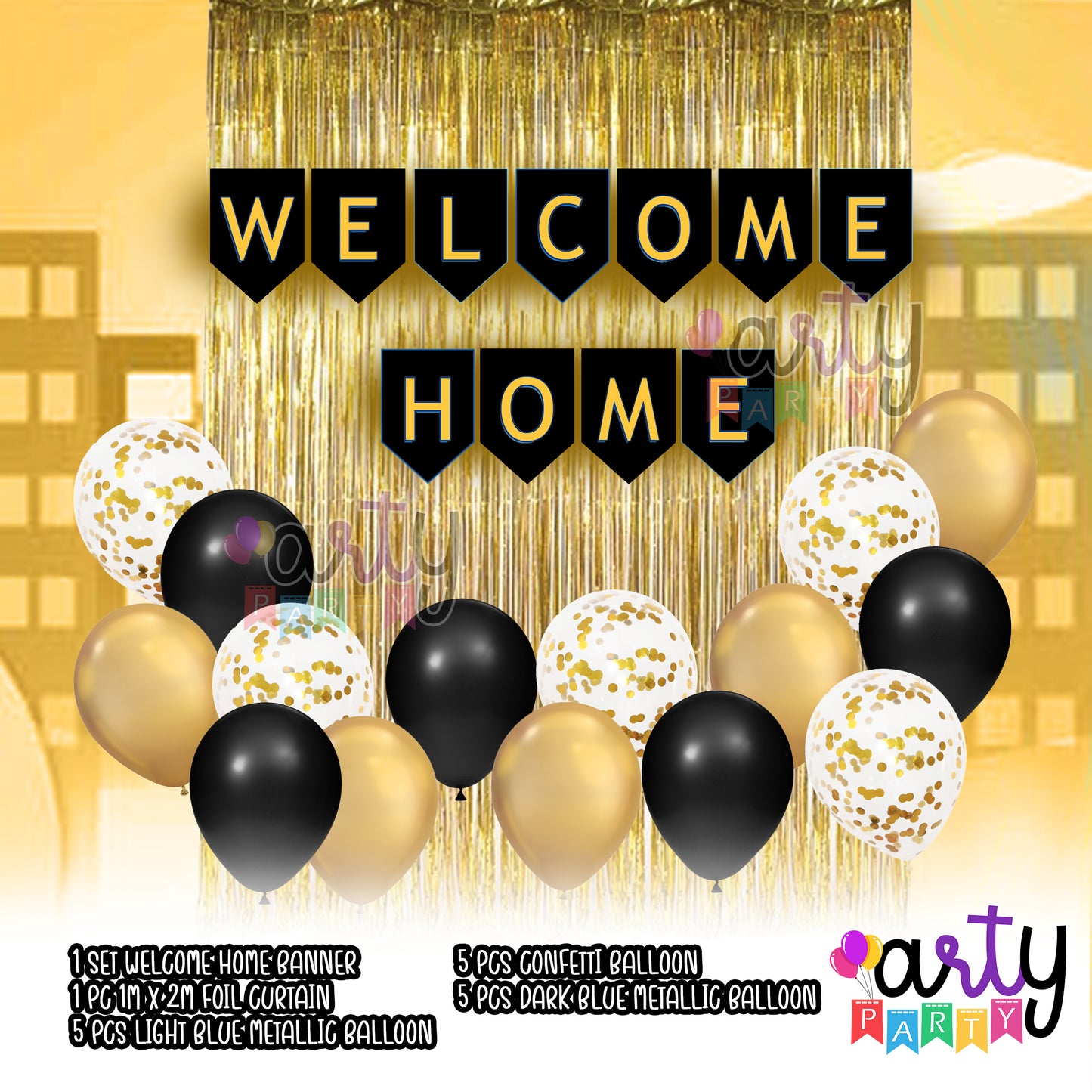 WELCOME HOME BALLOON DECOR SET